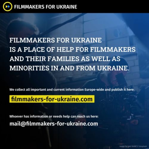 Filmmakers-for-Ukraine: Έναρξη διαδικτυακής πλατφόρμας
